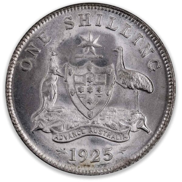 1925 Australian Shilling Choice Uncirculated 1925 Australian Shilling Choice Uncirculated