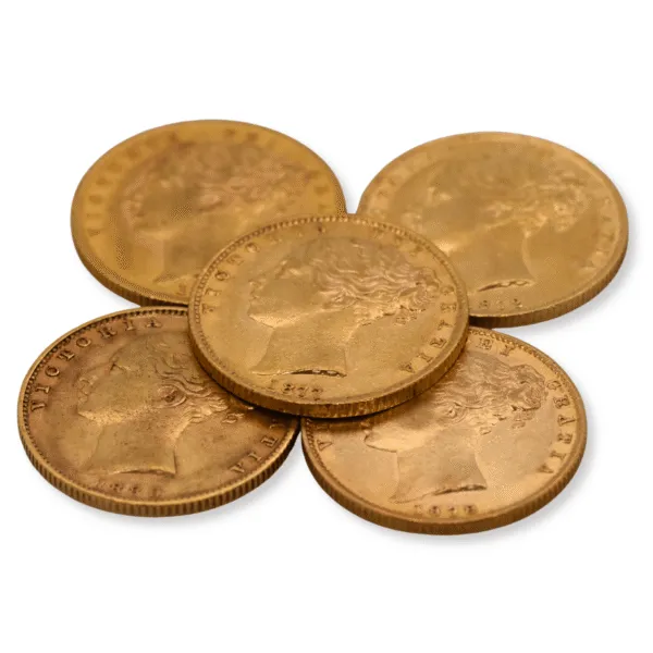 *Gold Sovereign - Shield Reverse average grade Gold Sovereign - Shield Reverse average grade