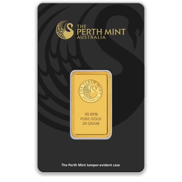 20g Perth Mint Gold Minted Bar 20g Perth Mint Gold Minted Bar