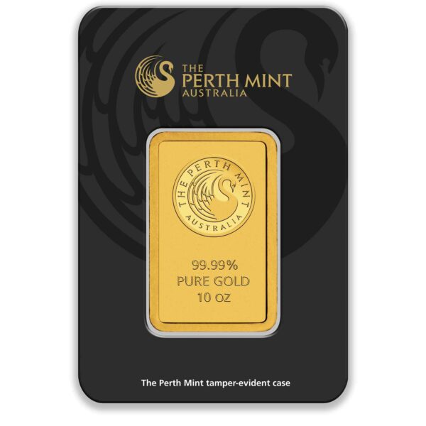 10oz Perth Mint Gold Minted Bar 10oz Perth Mint Gold Minted Bar