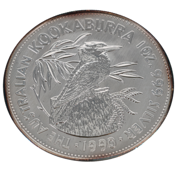 100090 - Better Condition 1990 1oz Perth Mint Silver Kookaburra Coin 1990 1oz Perth Mint Silver Kookaburra Coin