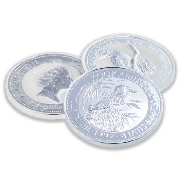 2oz Perth Mint Silver Kookaburra Coin (Random Years) 2oz Perth Mint Silver Kookaburra Coin Random Years