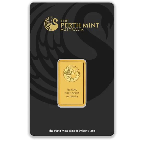 10g Perth Mint Gold Minted Bar 10g Perth Mint Gold Minted Bar