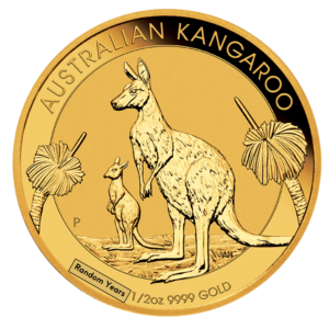 1/2oz Perth Mint Gold Kangaroo Coin (Random Years)