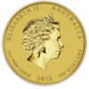 2012 1oz Perth Mint Gold Lunar Dragon Coin Series 2 2012 1oz Perth Mint Gold Lunar Dragon Coin Series 2