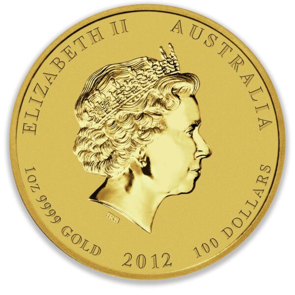 2012 1oz Perth Mint Gold Lunar Dragon Coin Series 2 2012 1oz Perth Mint Gold Lunar Dragon Coin Series 2