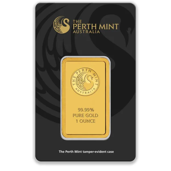 1oz Perth Mint Gold Minted Bar 1oz Perth Mint Gold Minted Bar