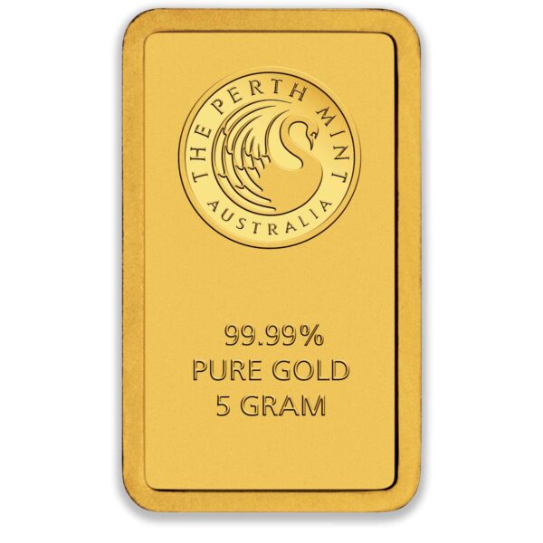 5g Perth Mint Gold Minted Bar 5g Perth Mint Gold Minted Bar