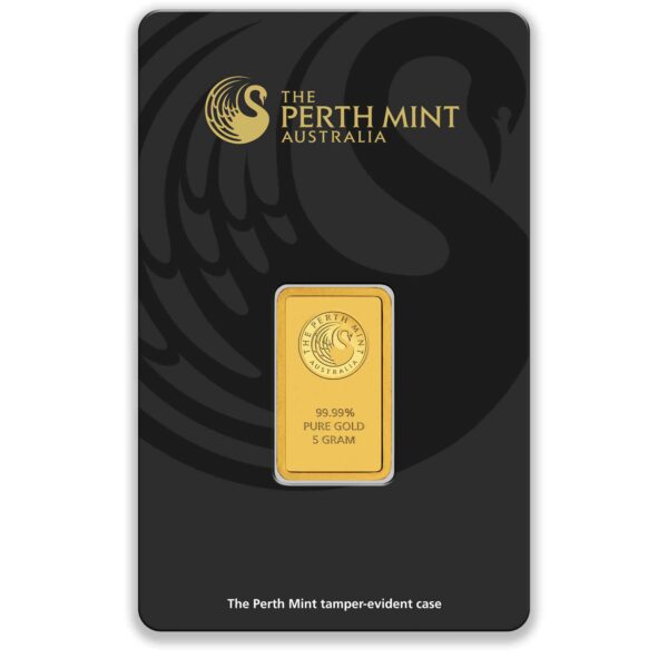 5g Perth Mint Gold Minted Bar 5g Perth Mint Gold Minted Bar