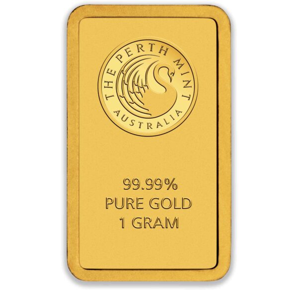 1g Perth Mint Gold Minted Bar 1g Perth Mint Gold Minted Bar