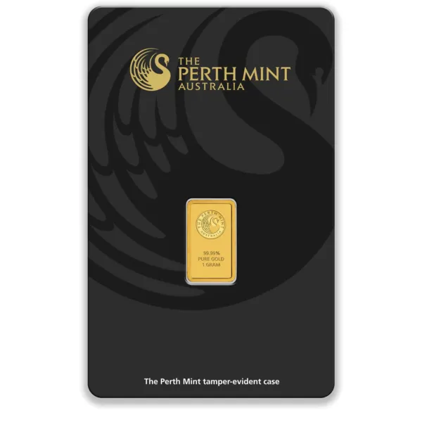 1g Perth Mint Gold Minted Bar 1g Perth Mint Gold Minted Bar