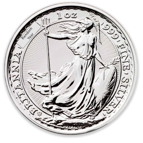 1oz Royal Mint Silver Britannia Coin (Secondary) Silver Britannia Coin