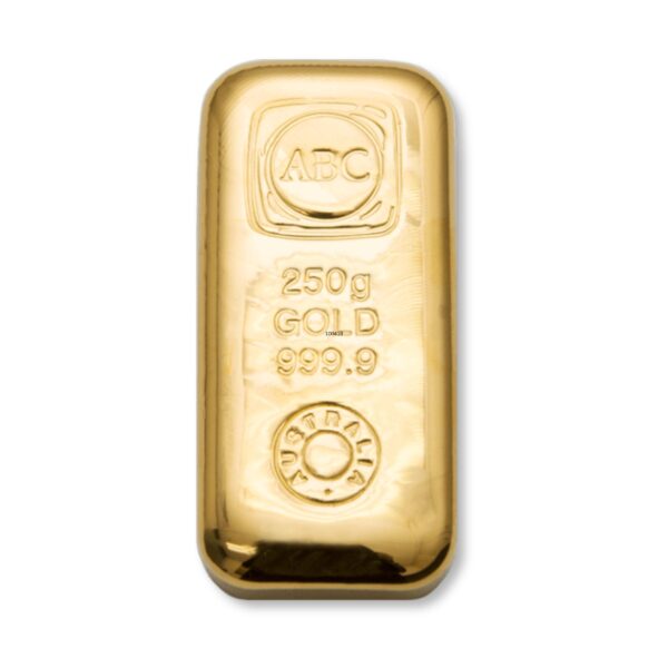 250g ABC Gold Cast Bar 250g ABC Gold Cast Bar