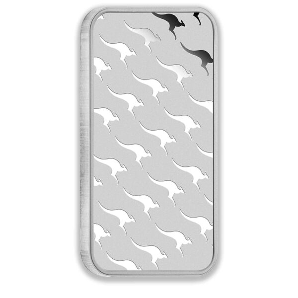 1oz Perth Mint Silver Kangaroo Minted Bar 1oz Perth Mint Silver Kangaroo Minted Bar