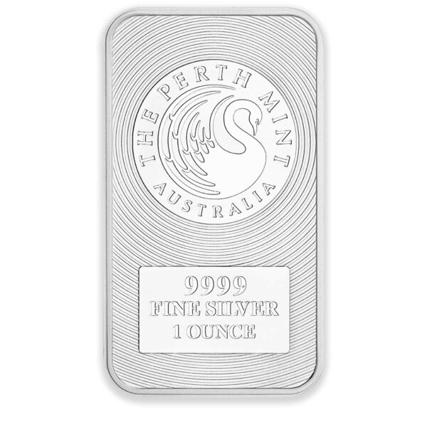 1oz Perth Mint Silver Kangaroo Minted Bar 1oz Perth Mint Silver Kangaroo Minted Bar