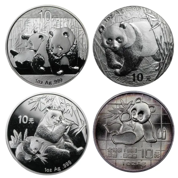 100572 - Main (1) 1oz Chinese Silver Panda Coin (Random Years) 1oz Chinese Silver Panda Coin (Random Years)