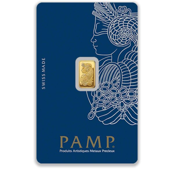 1g PAMP Lady Fortuna Gold Minted Bar 1g PAMP Lady Fortuna Gold Minted Bar