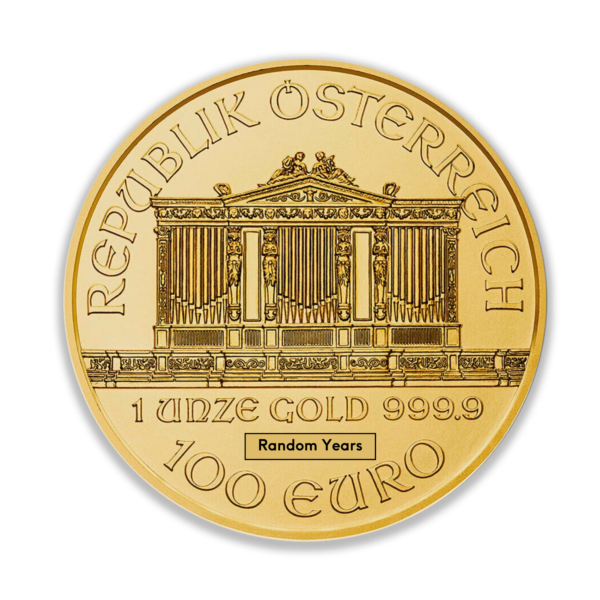 1oz Austrian Gold Philharmonic Coin (Random Years) 1oz Austrian Gold Philharmonic Coin (Secondary)