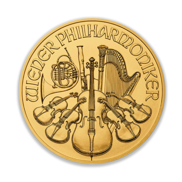 1oz Austrian Gold Philharmonic Coin (Random Years) 1oz Austrian Gold Philharmonic Coin (Secondary)