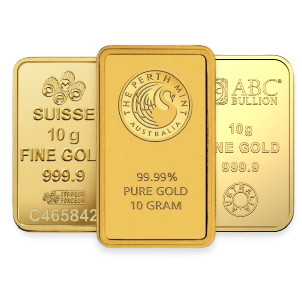 10g Gold Minted Bar (Secondary) gold