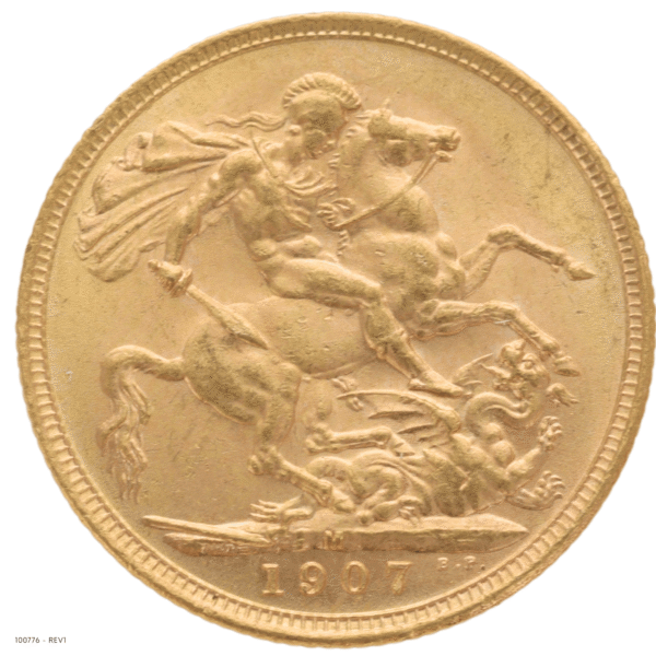 1907M Edward VII Sovereign Nice Uncirculated 1907M Edward VII Sovereign Nice Uncirculated