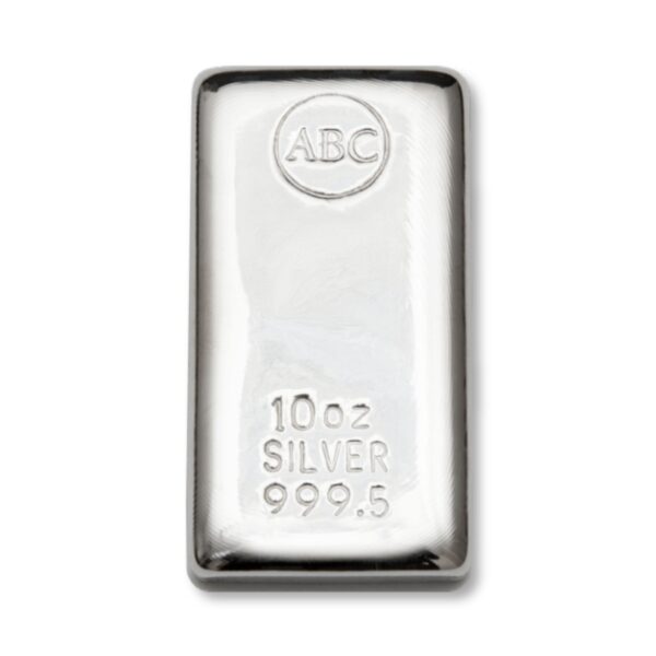 10oz ABC Silver Cast Bar 10oz ABC Silver Cast Bar