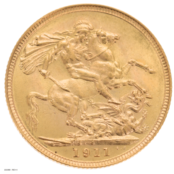 1911S George V Sovereign Uncirculated 1911S George V Sovereign Uncirculated