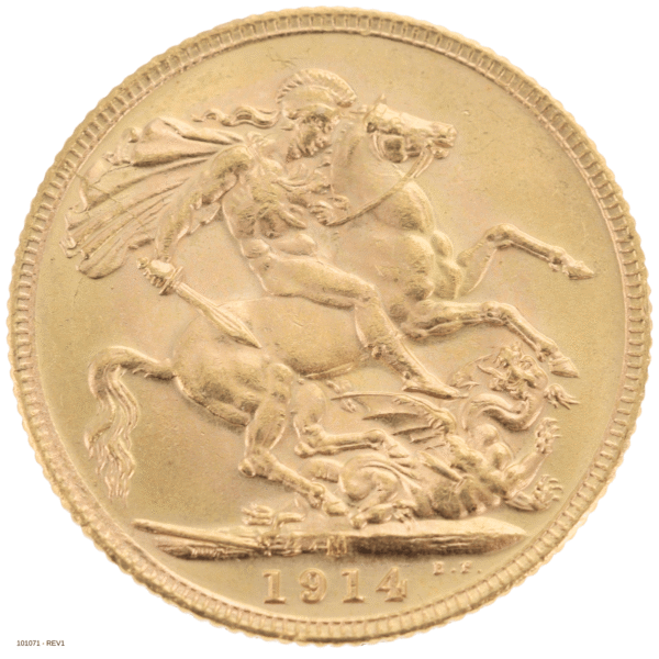 1914M George V Sovereign Uncirculated 1914M George V Sovereign Uncirculated
