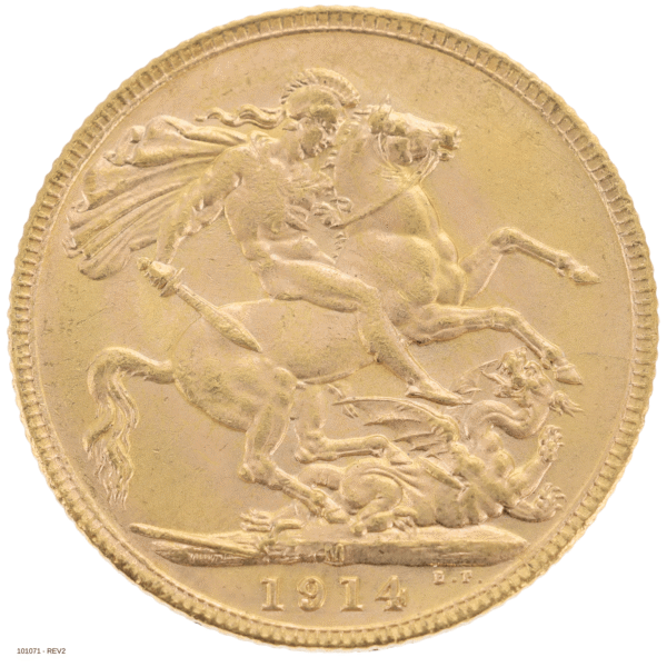 1914M George V Sovereign Uncirculated 1914M George V Sovereign Uncirculated