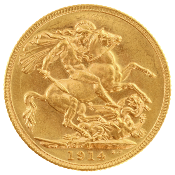 1914M George V Sovereign Uncirculated 1914M George V Sovereign Uncirculated