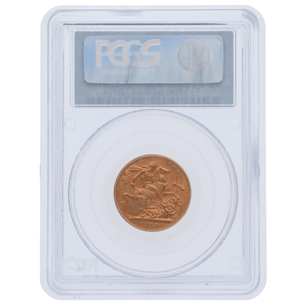 1913P George V Sovereign Uncirculated 1913P George V Sovereign PCGS MS63