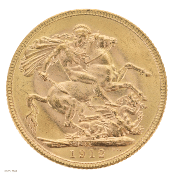 1912M King George V Gold Sovereign Uncirculated 1914M George V Sovereign Uncirculated