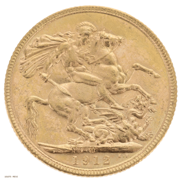 1912M King George V Gold Sovereign Uncirculated 1914M George V Sovereign Uncirculated