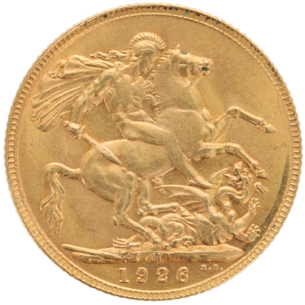 1926M George V Sovereign About Uncirculated 1926M George V Sovereign About Uncirculated