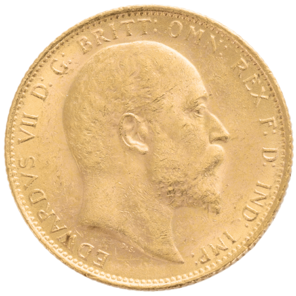 1908M Edward VII Gold Sovereign Uncirculated 1908M Edward VII Gold Sovereign Uncirculated