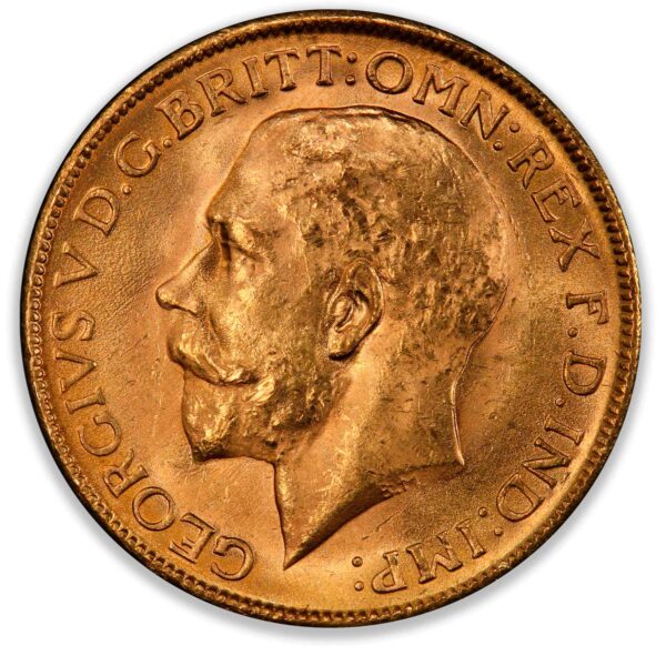 1912M George V Sovereign PCGS MS64 1912M George V Sovereign PCGS MS64