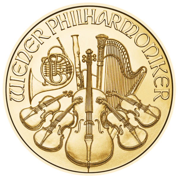 1/4oz Austrian Gold Philharmonic Coin (Random Years) 1/4oz Austrian Gold Philharmonic Coin