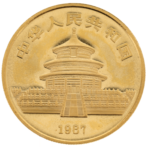 1987 1oz Chinese Gold Panda Coin 1987 1oz Chinese Gold Panda Coin