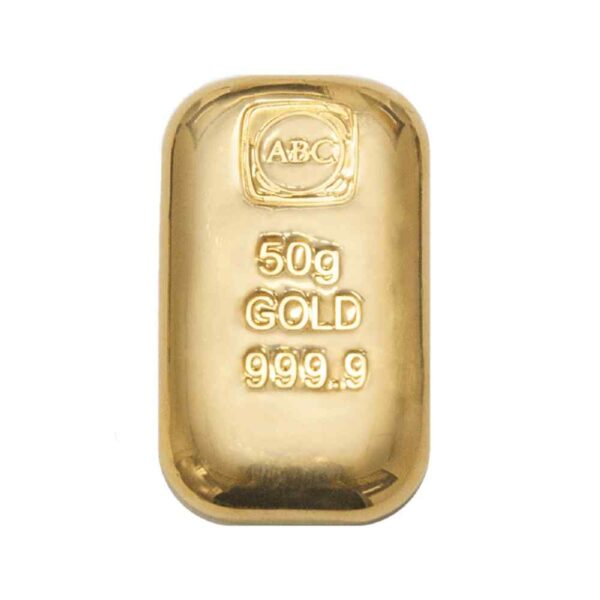 50g ABC Gold Cast Bar 50g ABC Gold Cast Bar