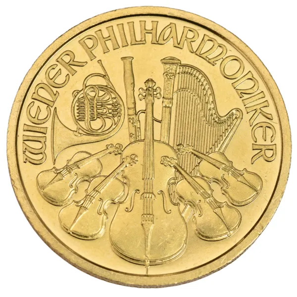 101384 - Main 1/2oz Austrian Gold Philharmonic Coin (Random Years) 1/2oz Austrian Mint Gold Philharmonic Coin (Random Years)