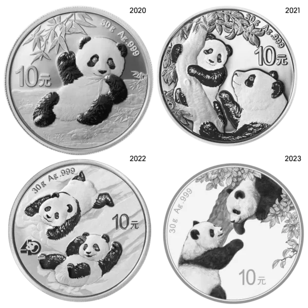 30g Chinese Silver Panda Coin (Random Years) 30g Chinese Silver Panda Coin (Random Years)