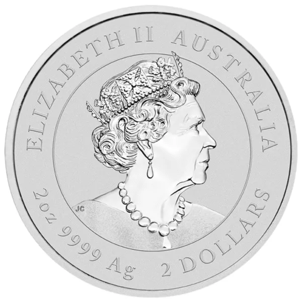 101484 - Obverse 2022 2oz Perth Mint Silver Lunar Tiger Coin Series 3 2022 2oz Perth Mint Silver Lunar Tiger Coin Series 3