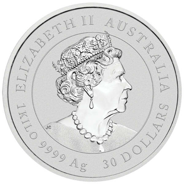 101515 - Obverse 2022 1kg Perth Mint Silver Lunar Tiger Coin Series 3 2022 1kg Perth Mint Silver Lunar Tiger Coin Series 3