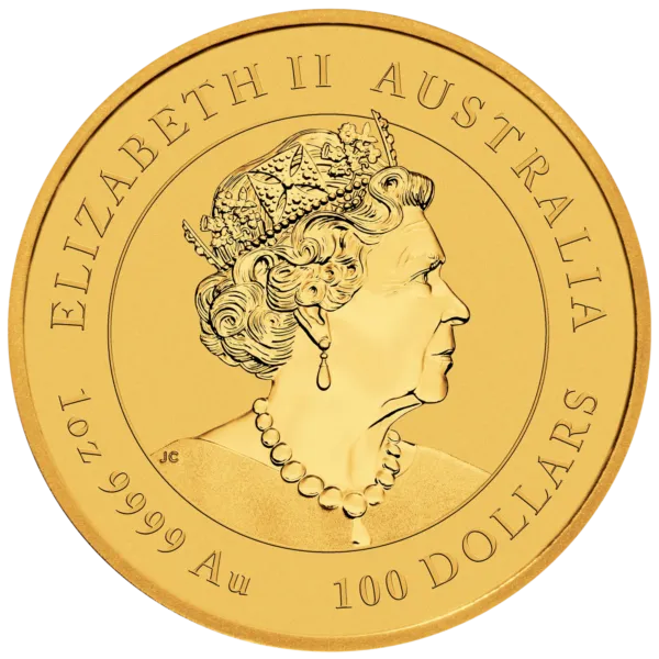 101554 - Obverse 2023 1oz Perth Mint Gold Lunar Rabbit Coin Series 3 2023 1oz Perth Mint Gold Lunar Rabbit Coin Series 3