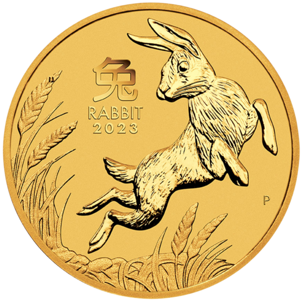 2023 1oz Perth Mint Gold Lunar Rabbit Coin Series 3 2023 1oz Perth Mint Gold Lunar Rabbit Coin Series 3