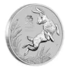 101561 - On Edge 2023 1oz Perth Mint Platinum Lunar Rabbit Coin Series 3 2023 1oz Perth Mint Platinum Lunar Rabbit Coin Series 3