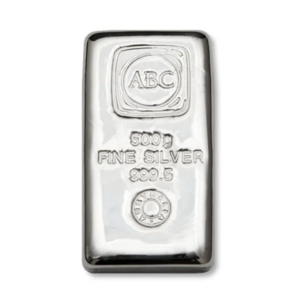 500g ABC Silver Cast Bar 500g ABC Silver Cast Bar