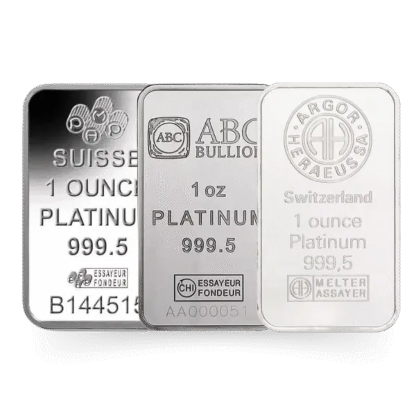 101591 - Main 1oz Platinum Bar (Secondary) 1oz platinum bar