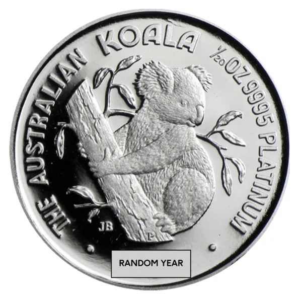 101613 - Main 1/20oz Platinum Koala Coin (Random Year) 1/20oz Platinum Koala Coin (Random Year)