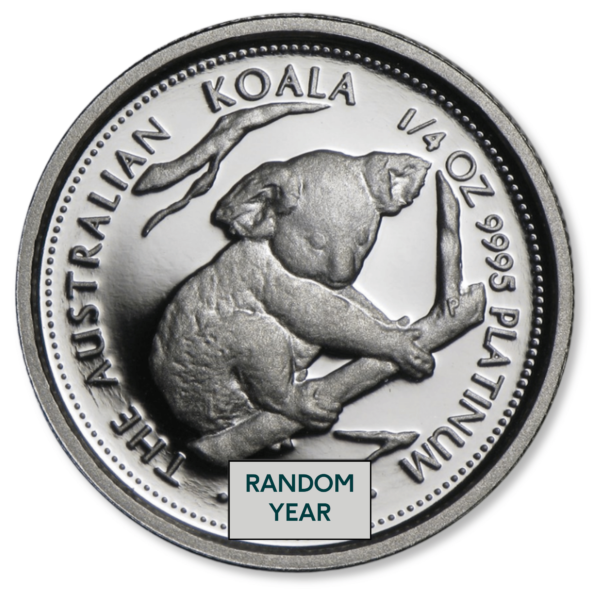 1/4oz Perth Mint Platinum Koala Coin (Random Year) 1/4oz Perth Mint Platinum Koala Coin (Random Year)